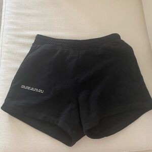 Black Cotton Shorts